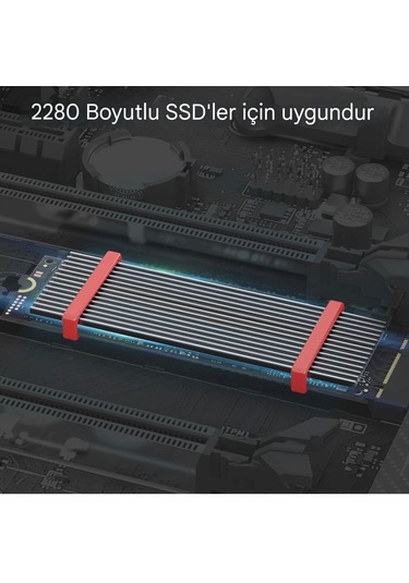 M.2 2280 Ssd Nvme Soğutucu Alüminyum Alaşım Isı Emici Termal Pad