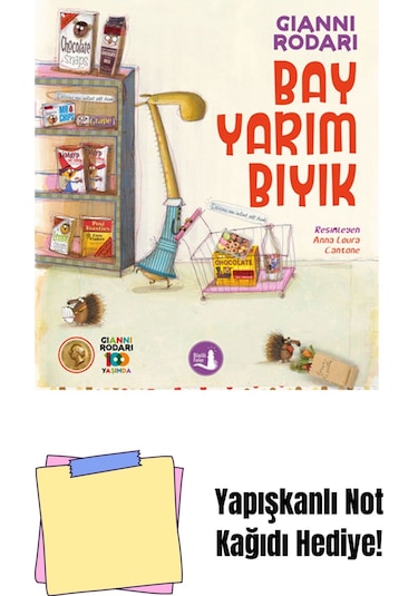 Bay Yarım Bıyık + Yapışkanlı Not Kağıdı