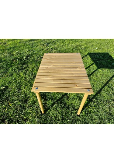 Brotherscraft Ahşap Katlanır Rulo Kamp Ve Piknik Masası 80 60 ...