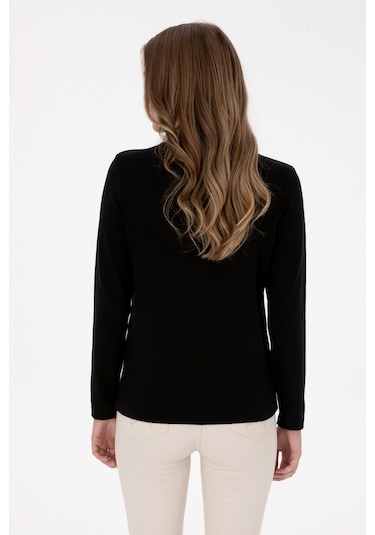 U.s. Polo Assn. Kadın Siyah Hırka Triko 50307719-vr046 Siyah U.s. Polo Assn. Kadın Siyah Hırka Triko 50307719-vr046 Siyah