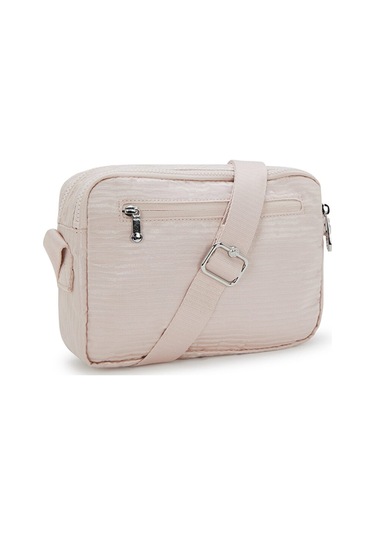 Kıplıng Abanu M Orta Boy Omuz Çantası Pembe Pınk Pearl Jacquard Pembe