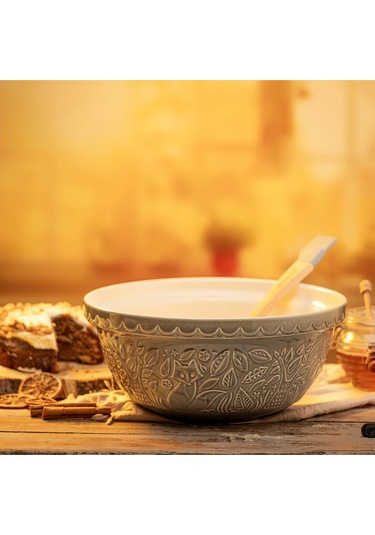 Mason Cash In The Forest Gri 29cm Fox Mixing Bowl Karıştırma Kasesi