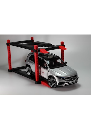 1:18 Ölçekli Model Arabalar Için Ayarlanabilir Garaj Lifti, Diorama Aksesuarı