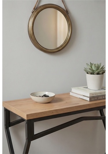 Metal Dresuar Mdf Cok Amaclı Meşe