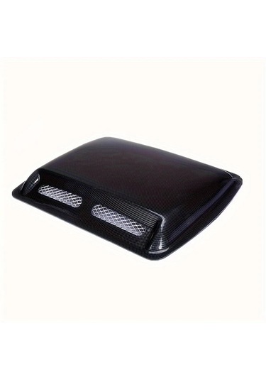 Xuweiwei Abs Plastik Carbon Fiber Black Kaput Sürgüsü Kolay Montaj Hava Akış Emme Dekoratif Kaput Kapağı