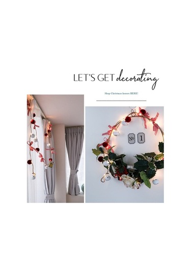 Maoyaya Noel Led Işık Zinciri: 2 Metre 20 Led Pil İle Çalışan Dekoratif Çan Ve Top Modelleri Diğer