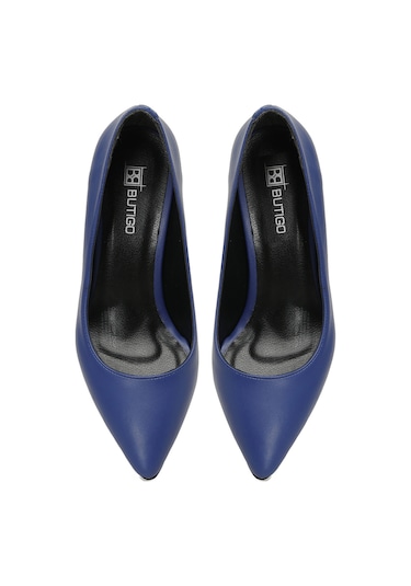 Butigo 25s-005 5fx Saks Kadın Topuklu Ayakkabı 000000000102054452 MAVİ