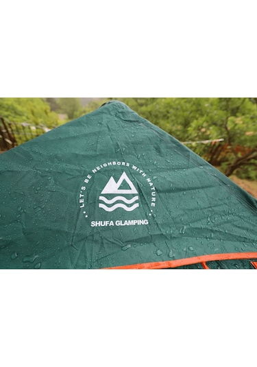Shufa Tenteli 4 Kişilik Kamp Çadırı 210 210 140cm Koyu Yeşil