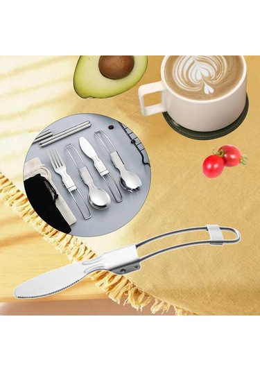 Dolıty Dış Mekan Katlanır Sofra Takımları Barbekü Ev Bıçak