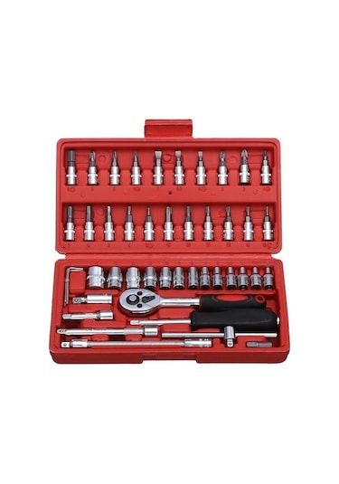 46 Parça Lokma Takımı Mini 1/4 Lokma 1 Set