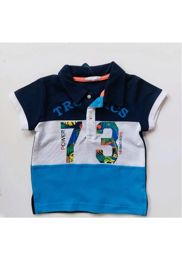 Zeyland Mininio Mavi Erkek Bebek Alt Üst 3'lü Takım 91m1glt51 Mavi