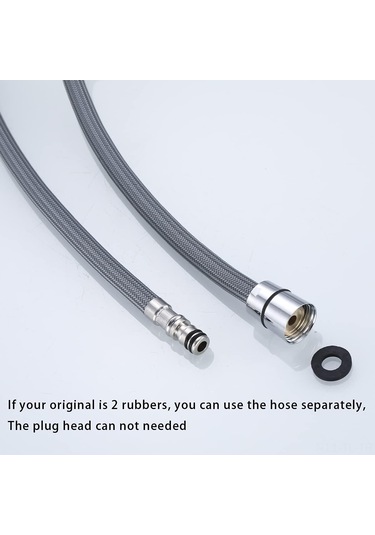 Hombey Mutfak Musluğu Değişim Hortumu - Çekilebilir 1.5 Metre, Hızlı Takılabilir Tip Aksesuarlar İçerir