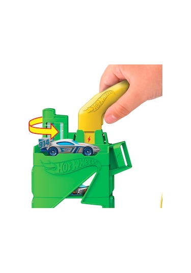 Hot Wheels Elektrikli Araç Şarj İstasyonu Oyun Seti HTN79