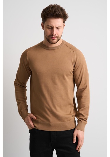 Alexandergardı Bisiklet Yaka Basic Triko Kazak Kahverengi