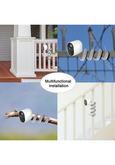Novahub Arlo Kamera Montaj Askısı 3'lü Set, Esnek Ayarlanabilir 1/4 Vida Uyumlu Ağaç Dış Mekan Kurulumu İçin