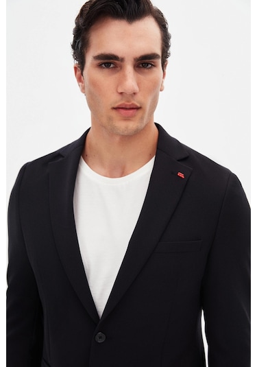 Twn Slim Fit Siyah Düz Takim Elbise 4ec05e301545m 001