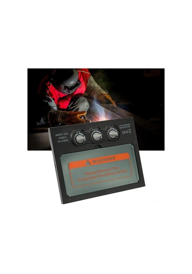 Mufunye Otomatik Aydınlatma Kayıp Welder Lens - Güneş Enerjili Ve Lityum Pil İle Uv/ır Koruma, Mıg/tıg Kaynak İçin