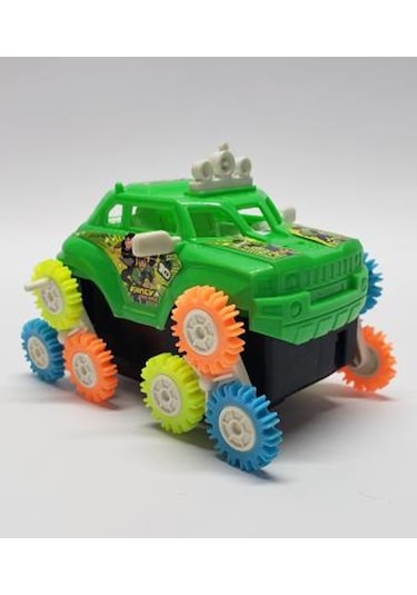 Şımarık Araba Ben 10 Atv Taklacı Pilli Araba