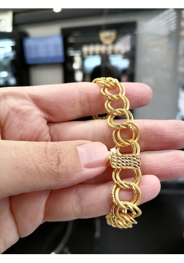 22 Ayar Altın Uzayyolu Ve Dallas Yatırımlık Bileklik