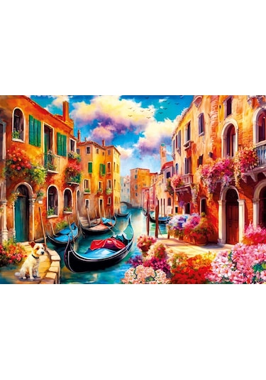 Ks Games 300 Parça Romantik Venedik Puzzle - Serhat Filiz - 16259