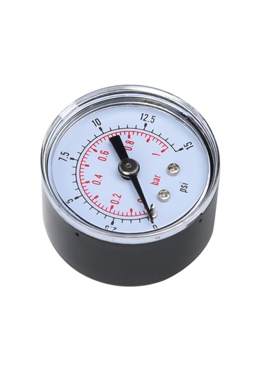 Jeemson 0-200psi/0-14bar Çift Ölçekli Akşiyel Basınç Göstergesi, 1/8" Bspt Dişli, Metal Kasa, Hava-su-yakıt Basıncı Ölçümü