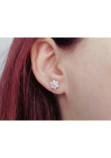 Sirius Pırlanta Ascella Yıldızı Küpe  0804E0053