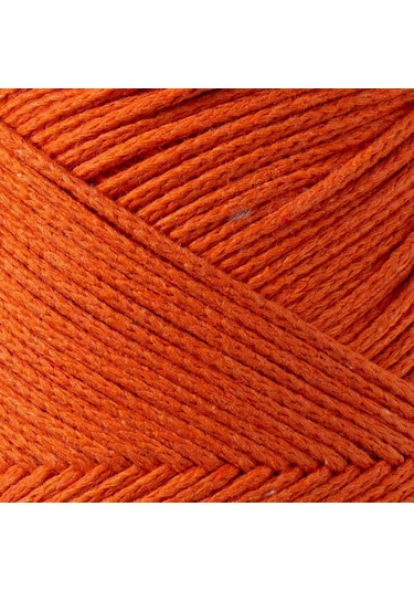 Kürkçü Han Makrome Premium Örgü İpi Turuncu 3 MM 200 G 130 M