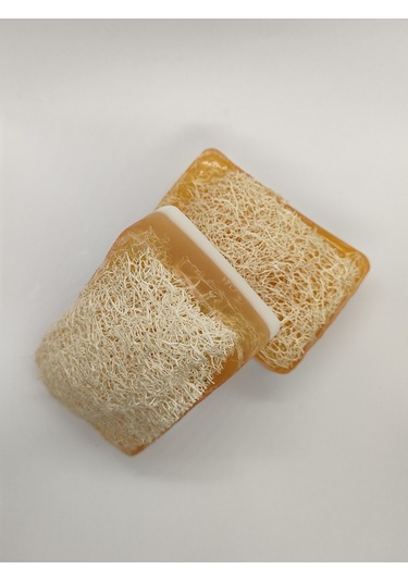 Doğal Kabak Lifli Ballı Eşek Sütlü Sabun 2'li