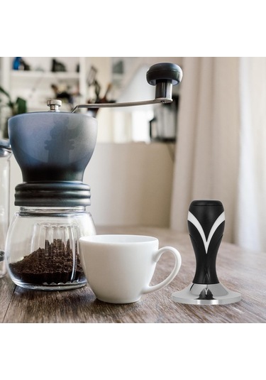 Suntek Kahve Tamper Profesyonel El Presi Otel Mutfak Kafe Için Siyah