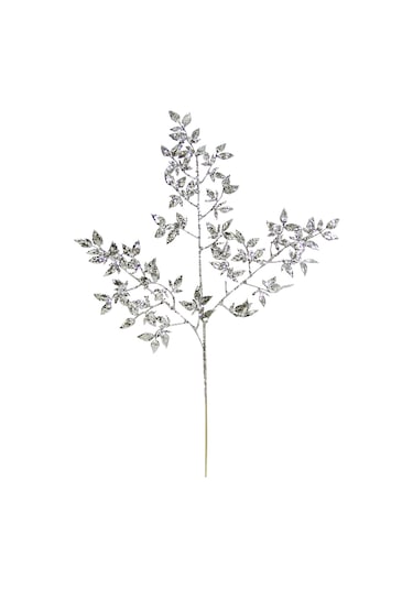 Yapay Ruskus Dalı Gümüş 75 CM