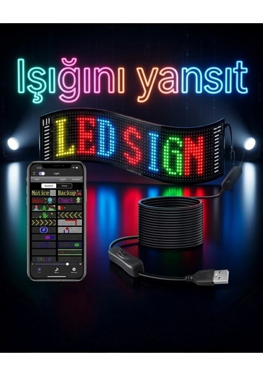 Led Matrix 60cm Renkli
