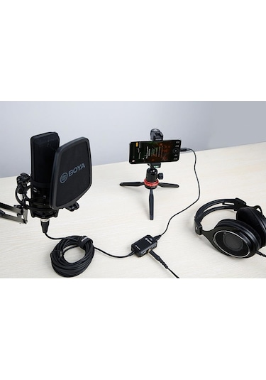 Boya By Bca70 48V Phantom Mobil Xlr Mikrofon Kablo