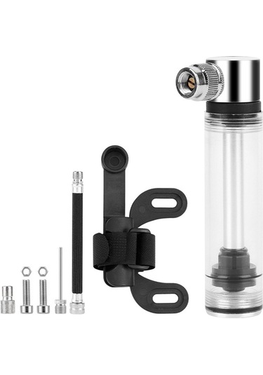 Mini Bisiklet Lastiği Pompası Dağ Yol Bisikleti İçin Gümüş