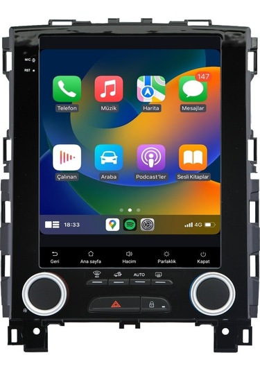 Otolas Renault Megane 4 Android Multimedya Ekran 2016-2024 8 Gb + 128 Gb 9.7''