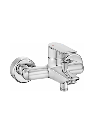 Eca Lia Banyo Bataryası + T-may Kağan Oval Borulu Hareketli Sürgülü Duş Seti Üst Takımı Krom