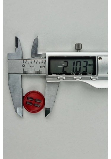 Orta Akrilik Dikdörtgen Delikli Ten Kaban Çeket Hırka Yelek Düğmesi 5 Adet