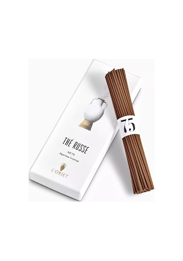 L'objet Thé Russe No.75 Tütsü Çubukları 60 Lı Amber, Deri & Patchouli Kokulu