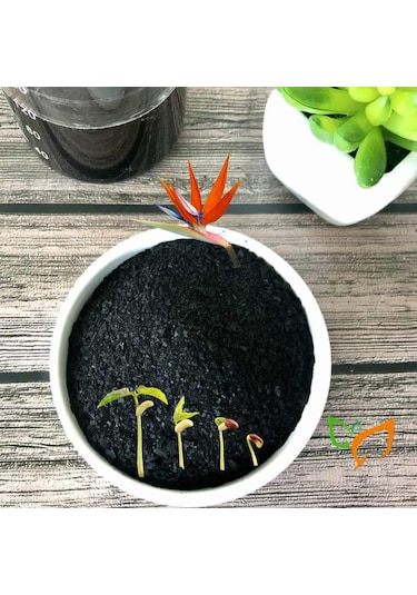 Organik Toz Hümik Fülvik Asit Potasyum Humat Gübre 500 Gr