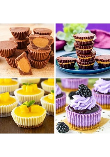 Soulader Silikon Mini Tart Kalıbı, Fıstıklı Fincan Kek Kalıbı, Isırık Muffin Ve Çikolata Şekillendirme Tava Seti Diğer