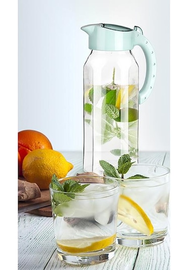 Titiz Cam Ala Sürahi 1500 Ml.