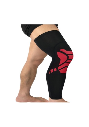 Vkemall Basketbol İçin Yazlık İnce Solunumlu Bilek Ve Bacak Koruması, Tam Korumalı Siyah M Bedeli Siyah