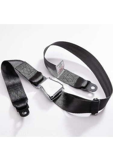 Novahub Havacılık Alüminyum 2 Noktalı Emniyet Kemeri - Otobüs, Okul Servisi & İş Makineleri İçin