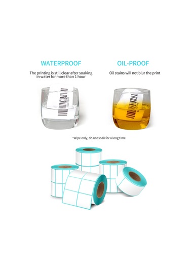 Dofolink 40x20mm Tek Sıra Rulolu Termal Etiket - 700 Adet, Üçlü Koruma, Uluslararası Lojistik Ve Barkod Yazdırma İçin 1 Rulo