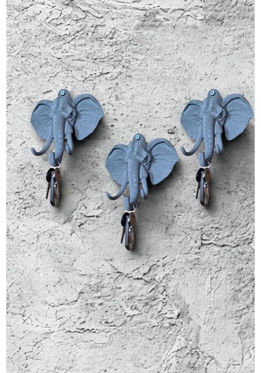 Oxyteez Fil Figürlü Bereket Biblosu Çok Renkli Renk Reçine Tasarım Ev Ve Ofis Dekorasyonu