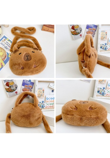 Springsun Sevimli Kapibara Çantası - Yumuşak Ve Şirin Okul Çantası