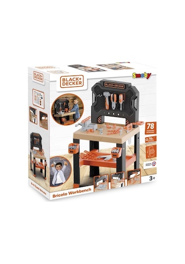 Smoby Black & Decker Bricolo Tamir Tezgahı 360739