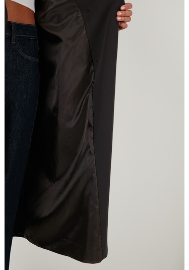 Lela Bayan Trençkot 6839476 Koyu Kahve Koyu Kahve