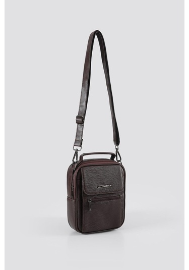 Kahve Erkek El Ve Omuz Çanta 31499 Kahve Kahverengi