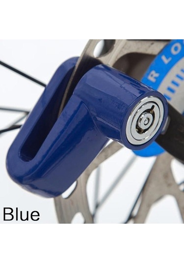Siyah 1 Pc Motosiklet Güvenlik Anti Hırsızlık Kilidi Motosiklet Bisiklet Moped Scooter Disk Fren Rotor Kilidi Zh