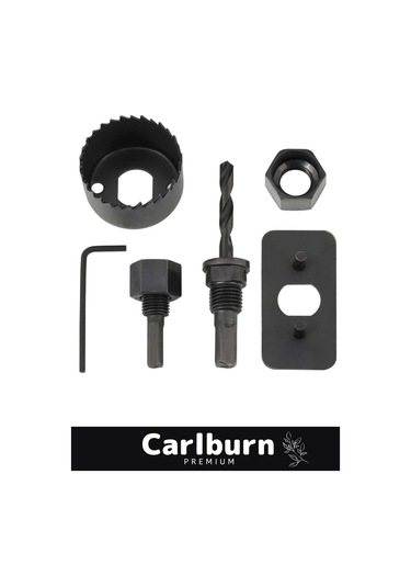 Premium 16 Parça Panç Seti Ağaç Kesme Alyan Anahtarlı Alçıpan Tavan Kesme Matkap Ucu Takımı